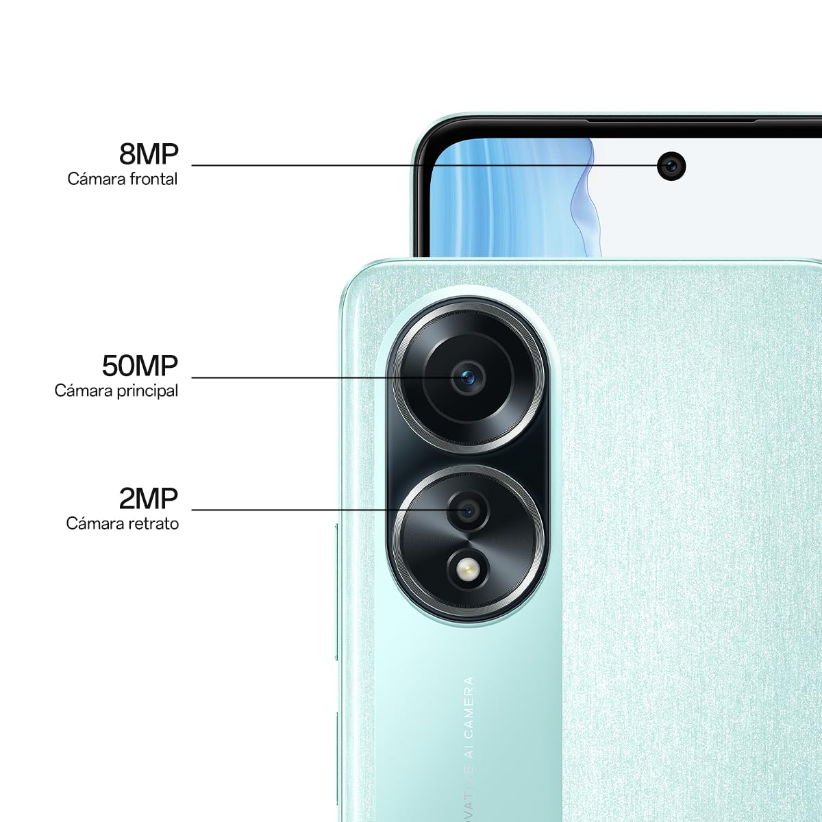 OPPO A58 17.1 cm (6.72